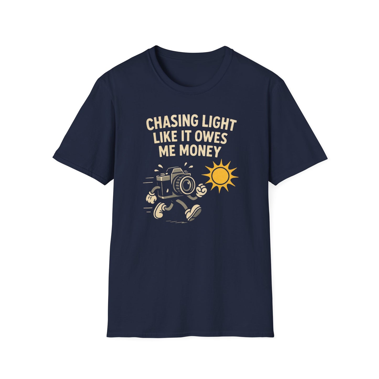 Chasing Light Like It Owes Me Money T-Shirt