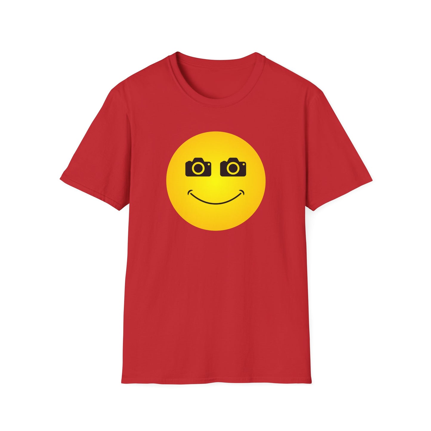 Camera Eyes Smiley Face T-Shirt