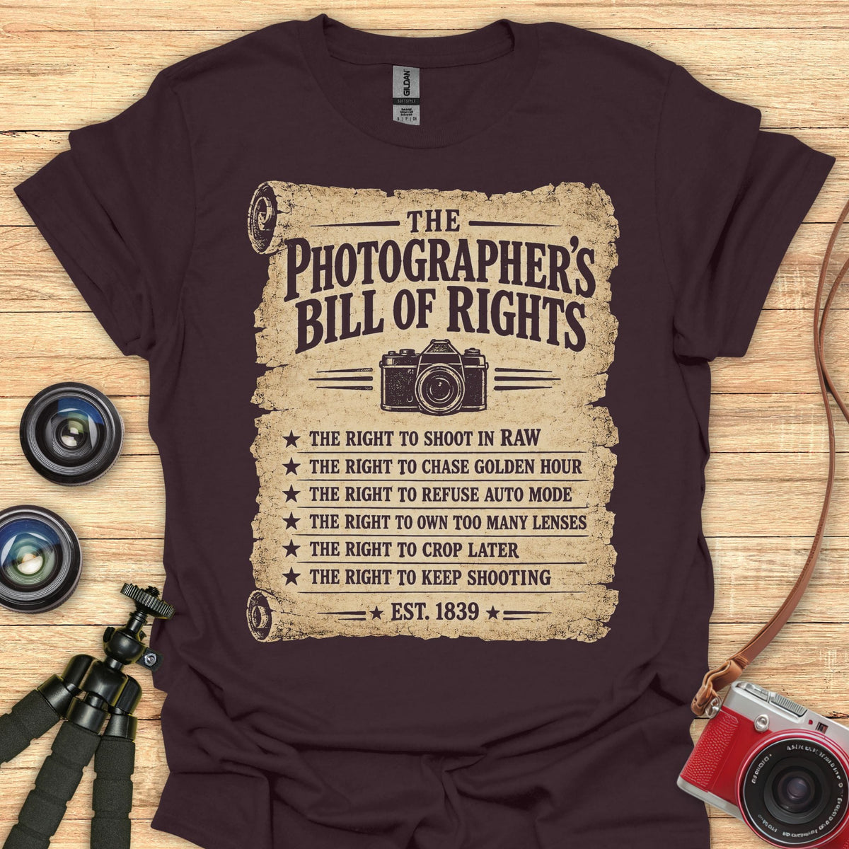 Photographer Bill Of Rights T-Shirt