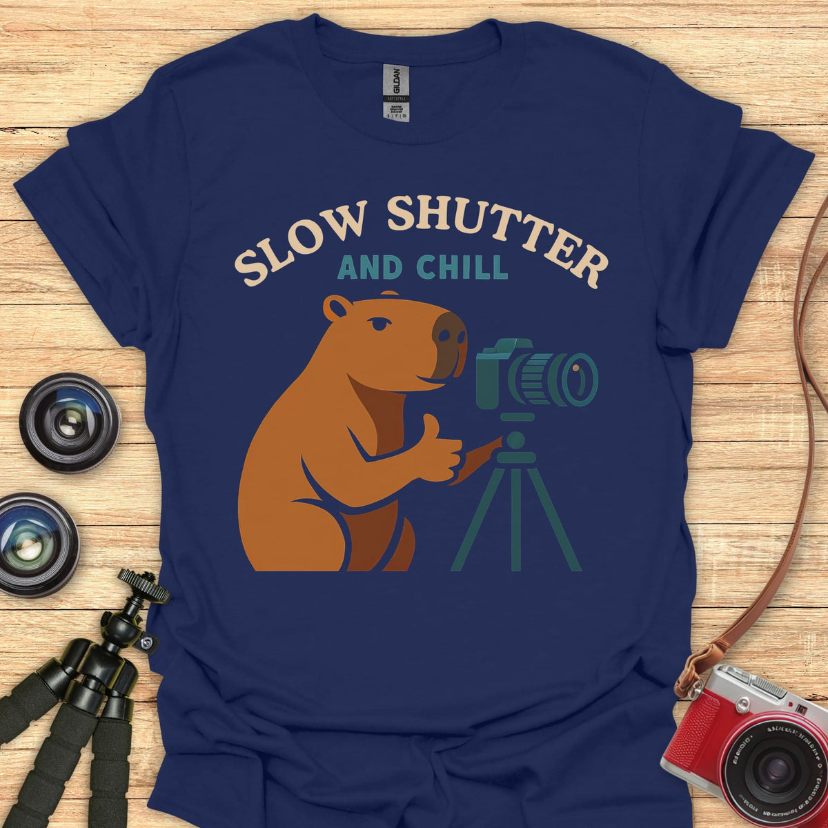 Capybara Photographer T-Shirt