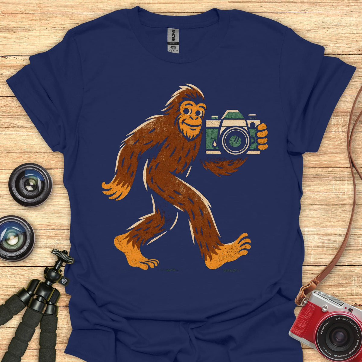 Bigfoot Photographer T-Shirt