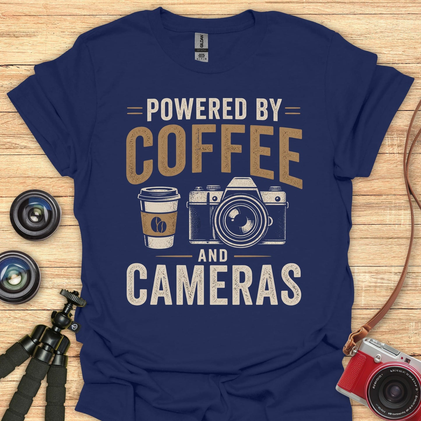 Powered By Coffee & Cameras T-Shirt