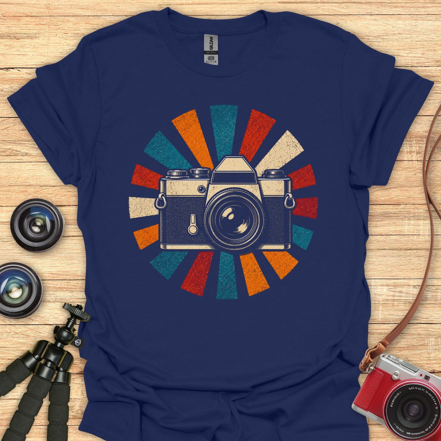 Retro Leisure Lens T-Shirt