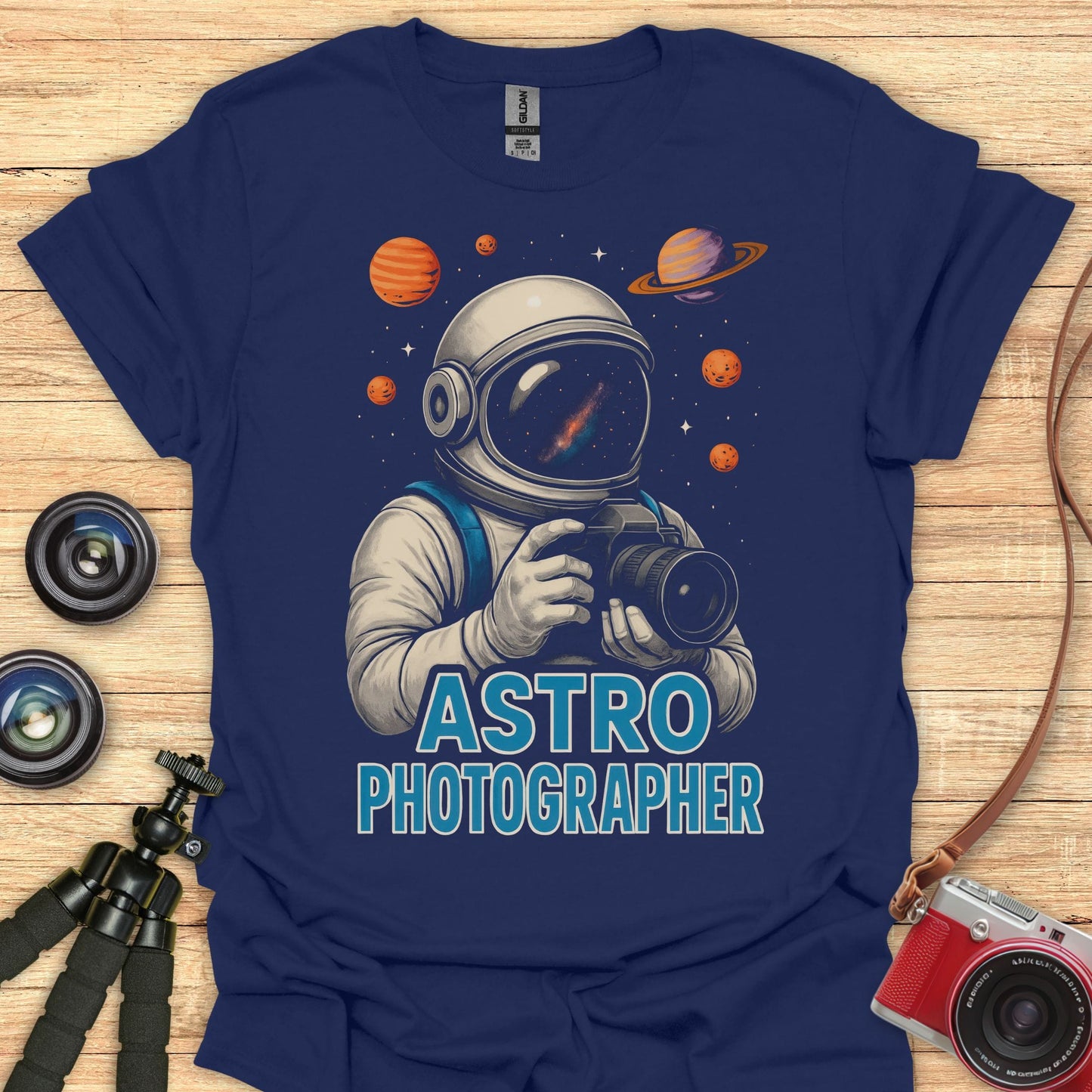 Astro Photographer In Space T-Shirt