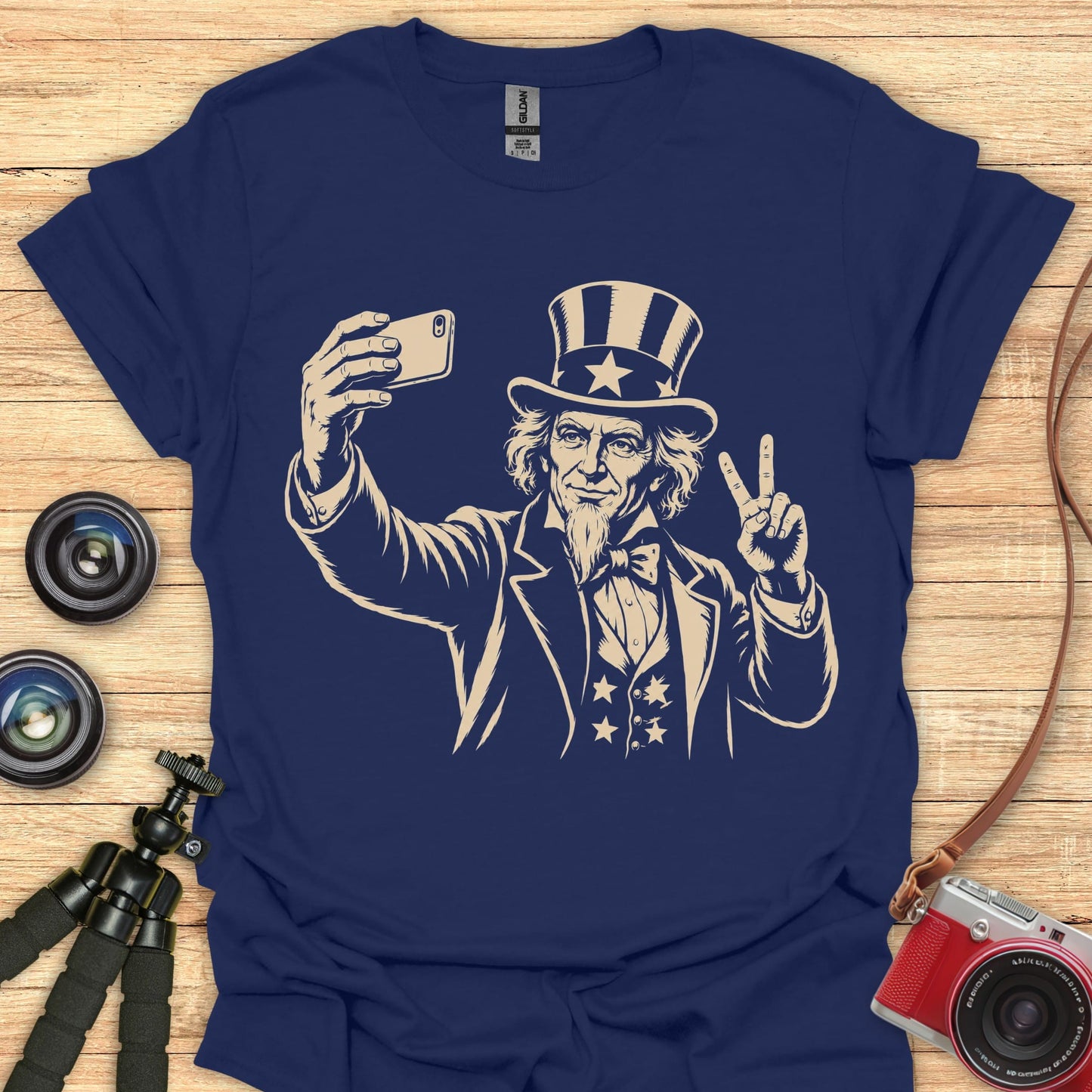 Uncle Sam Selfie T-Shirt