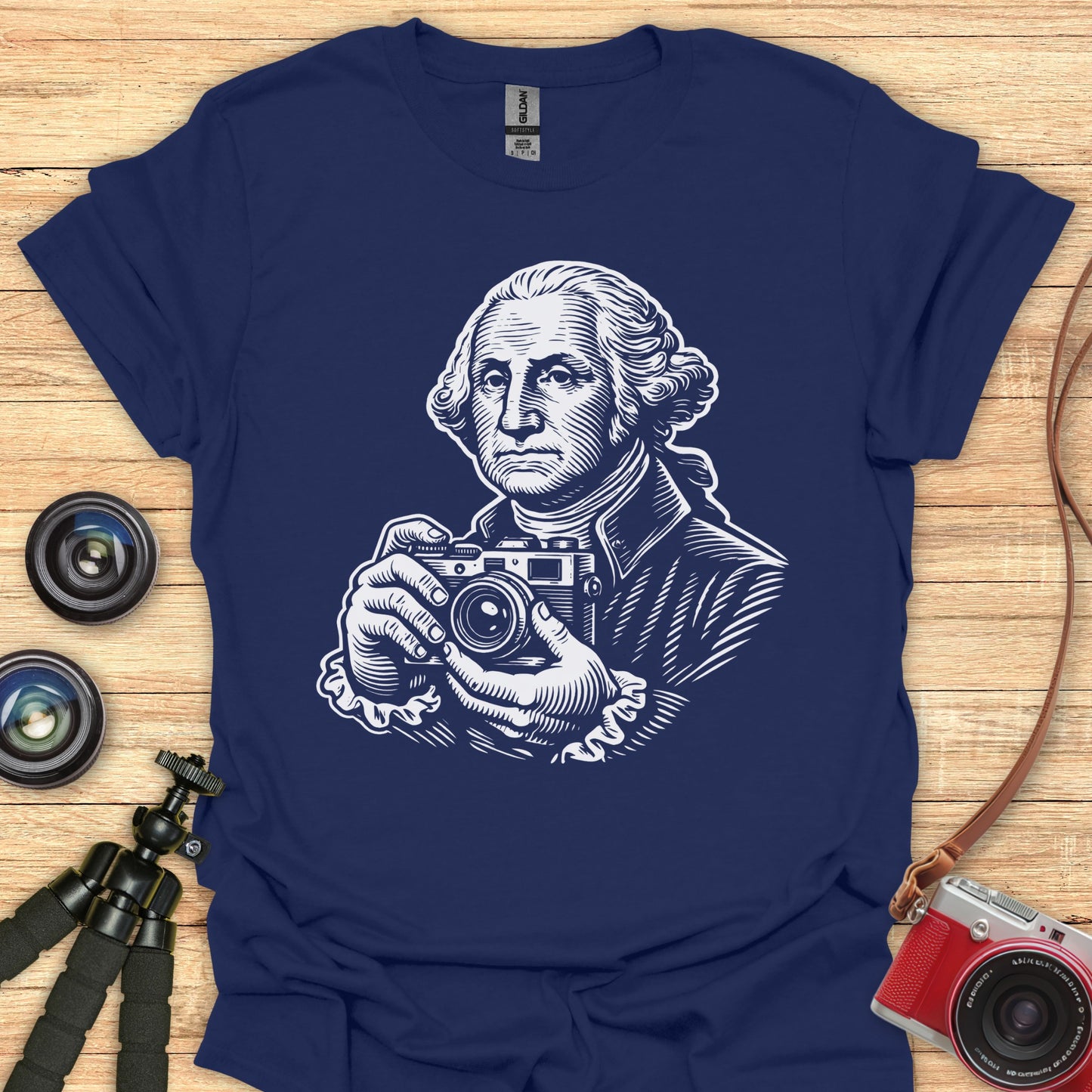 Washington With Camera T-Shirt