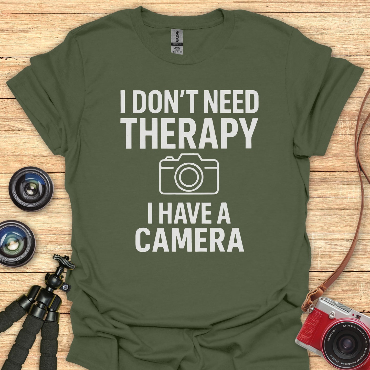 Camera Is Therapy T-Shirt