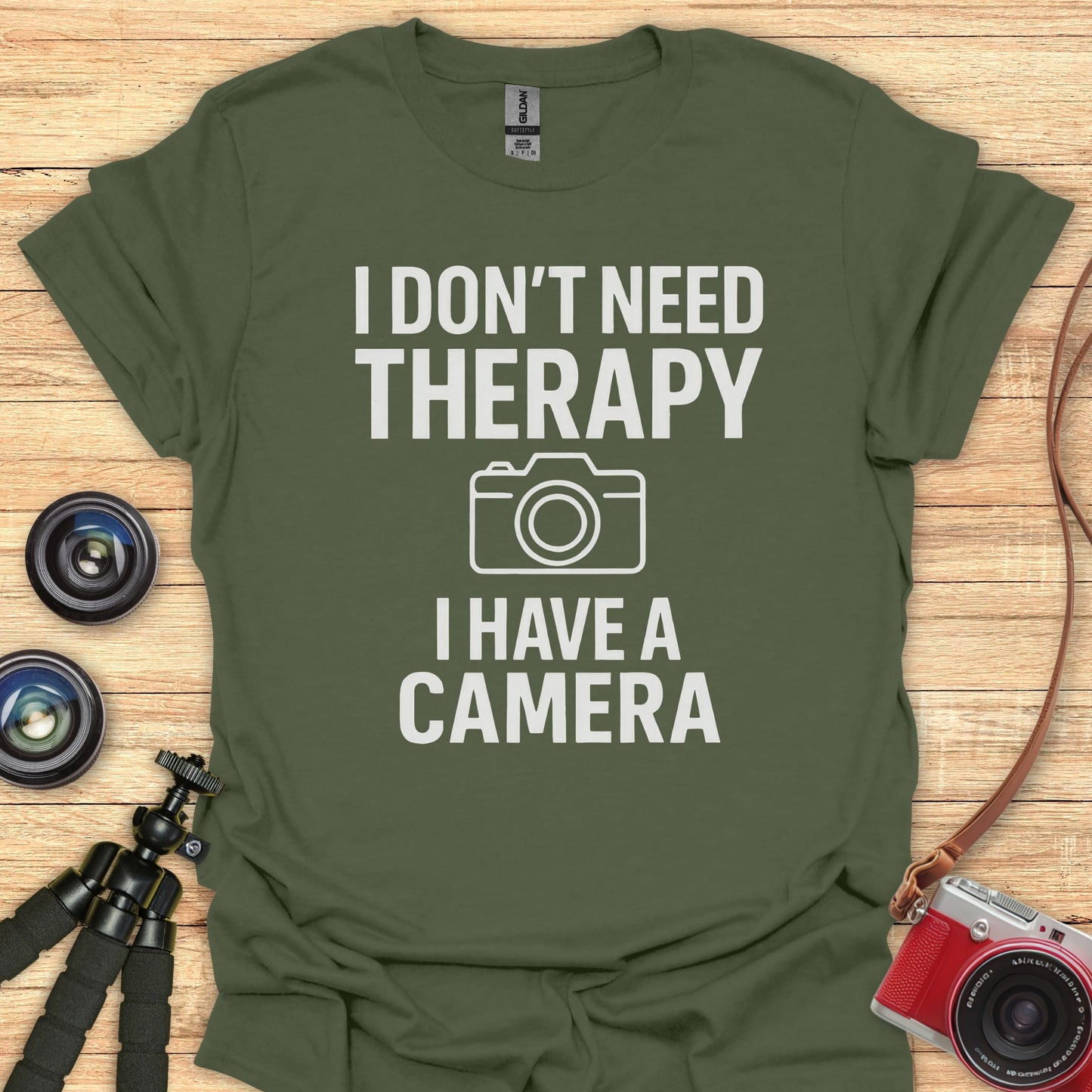 Camera Is Therapy T-Shirt