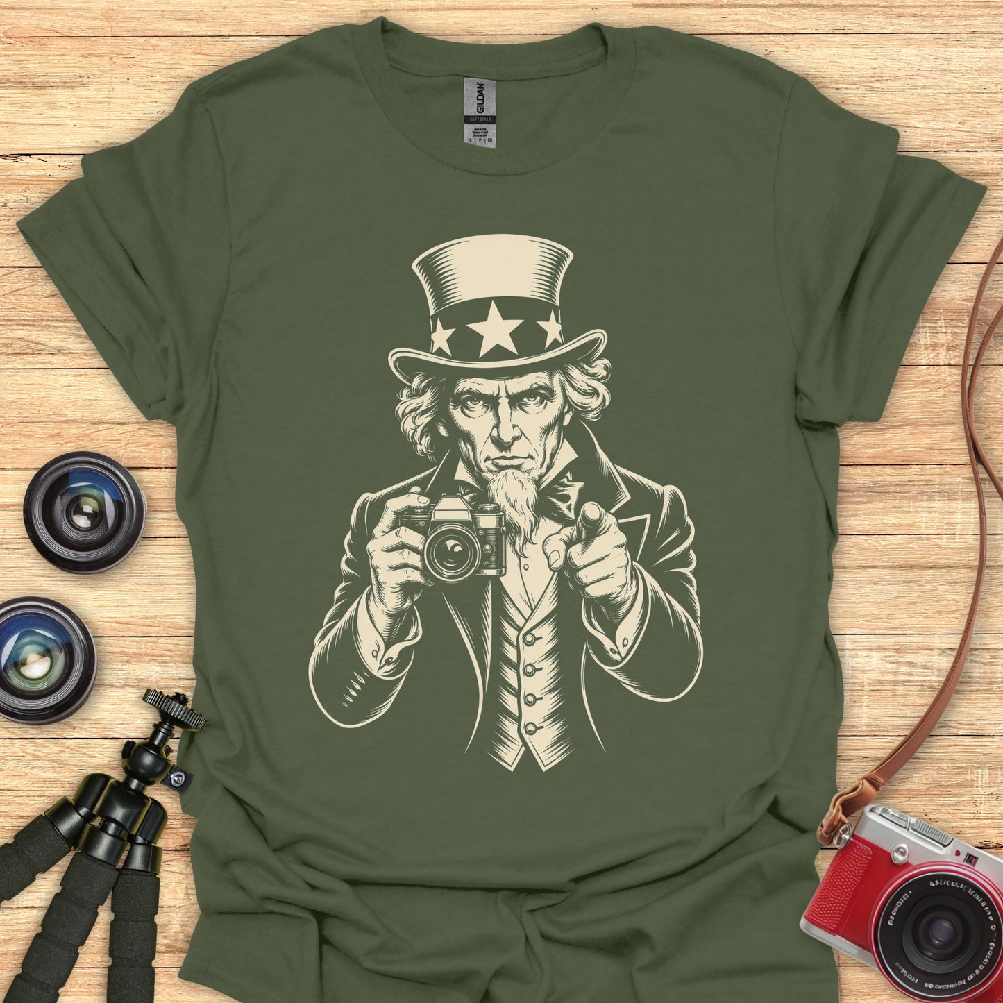 Uncle Sam Shoots T-Shirt