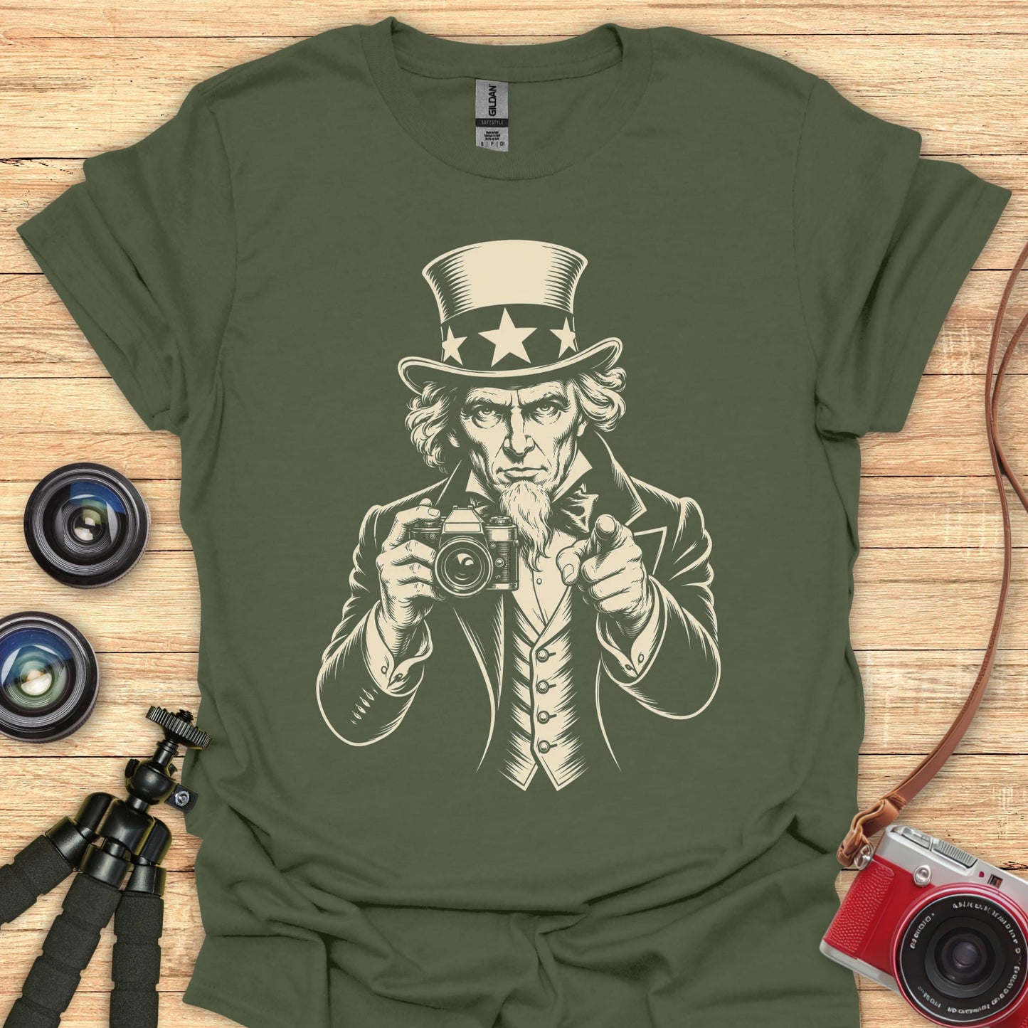 Uncle Sam Shoots T-Shirt