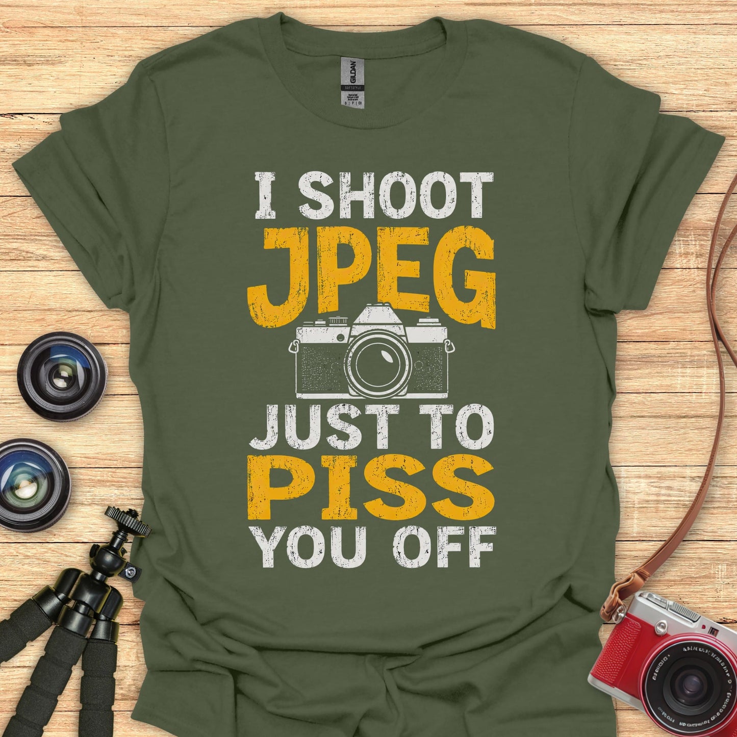 I Shoot JPEG Just To...T-Shirt
