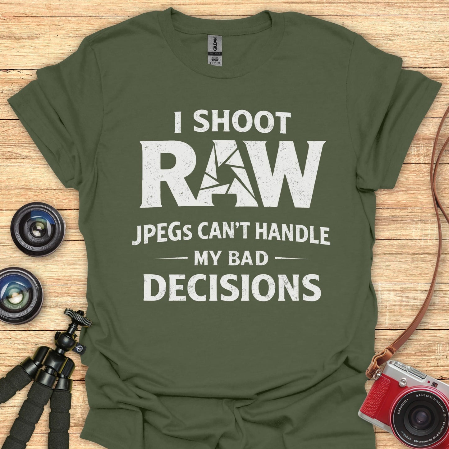 I Shoot RAW T-Shirt