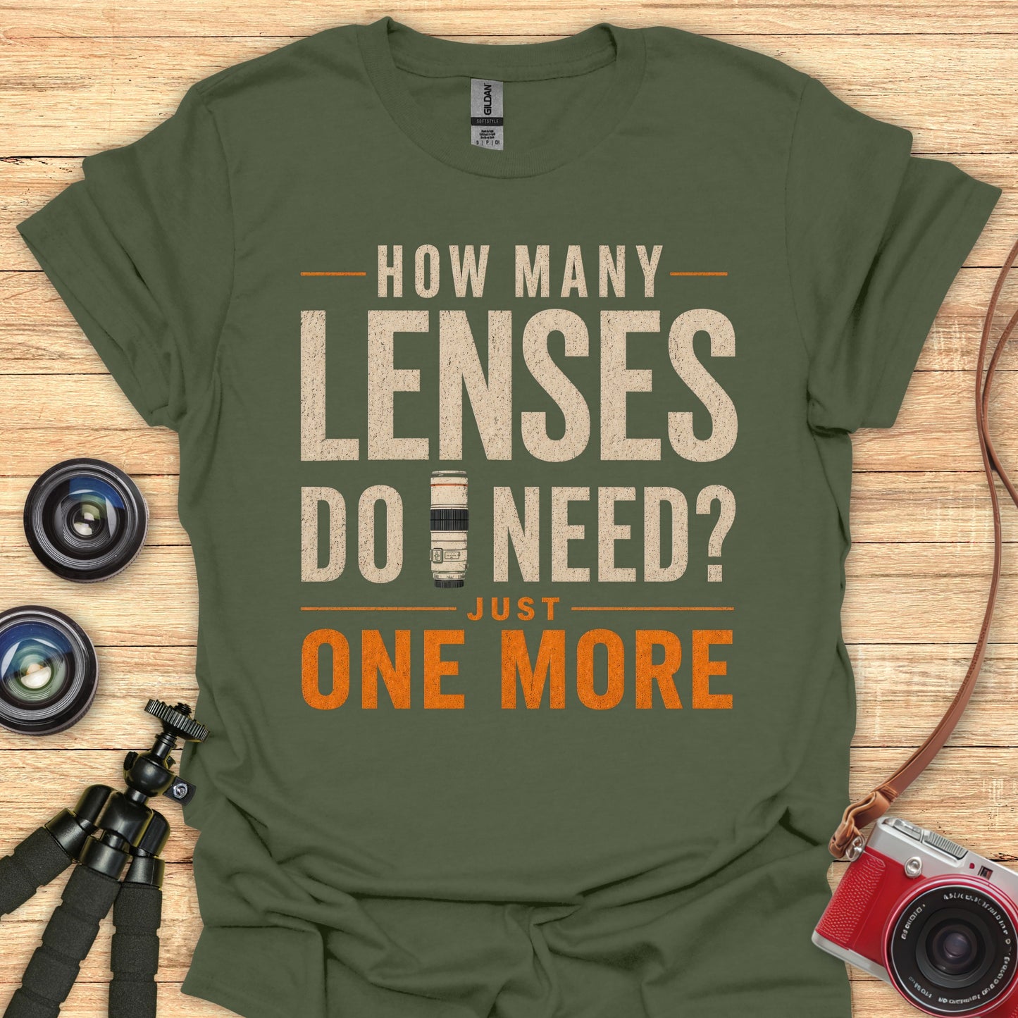 How Many Lenses? T-Shirt