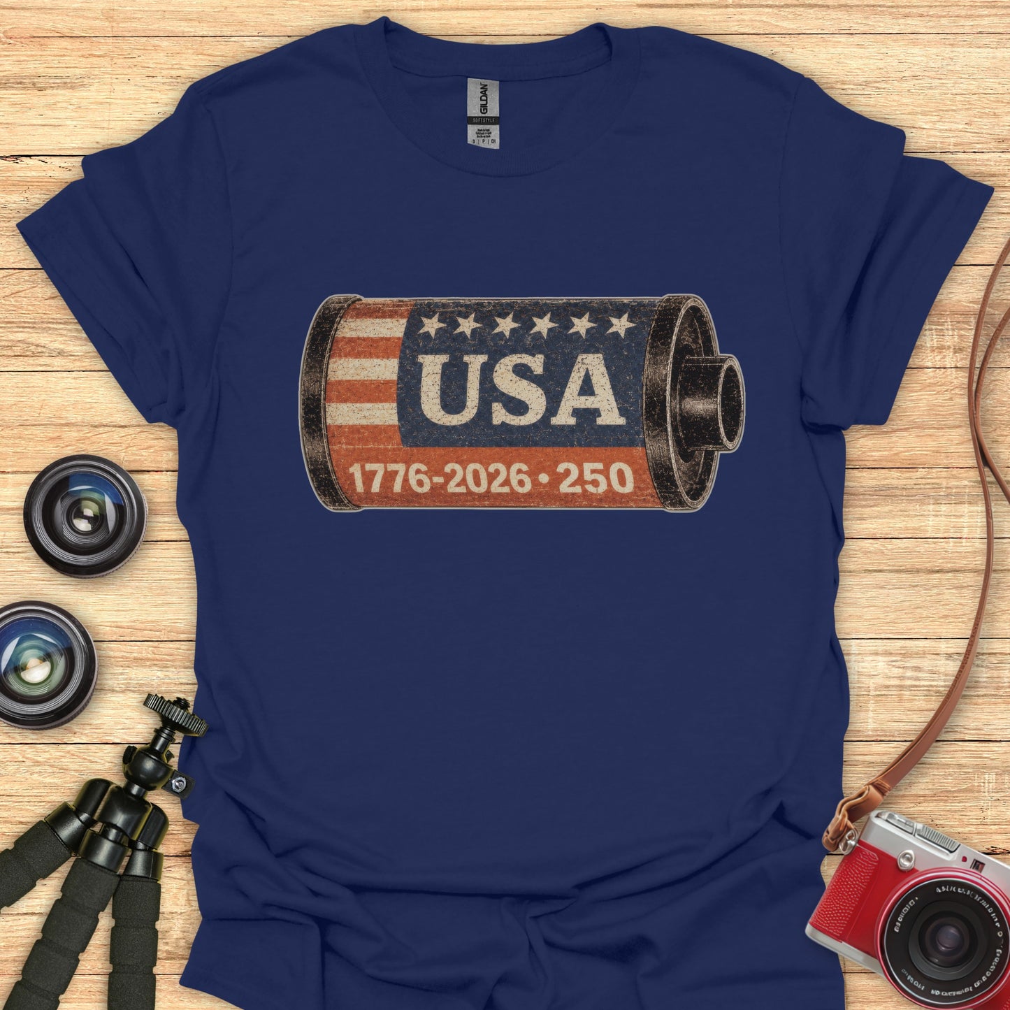 USA Film Roll 250th T-Shirt