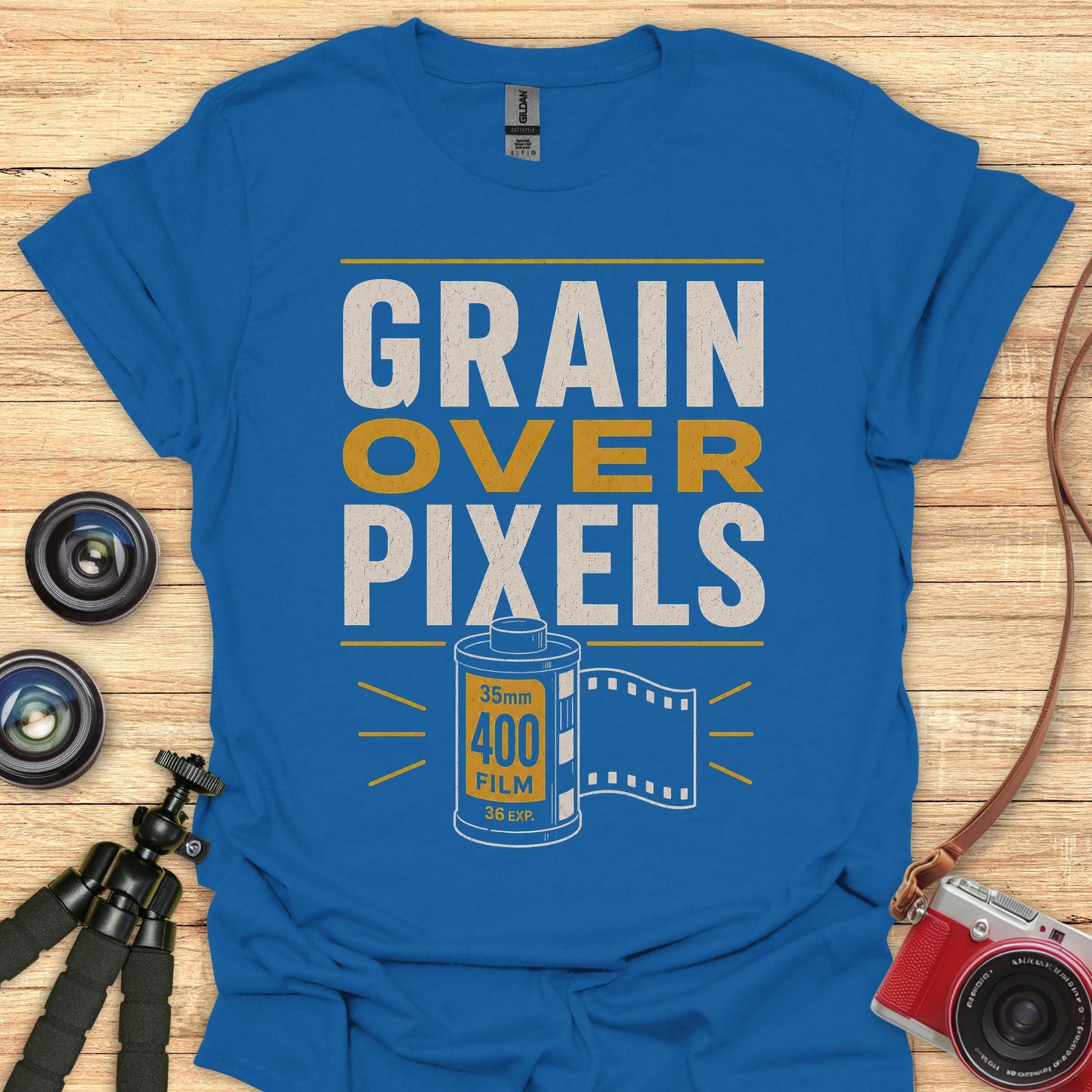 Grain Over Pixels T-Shirt