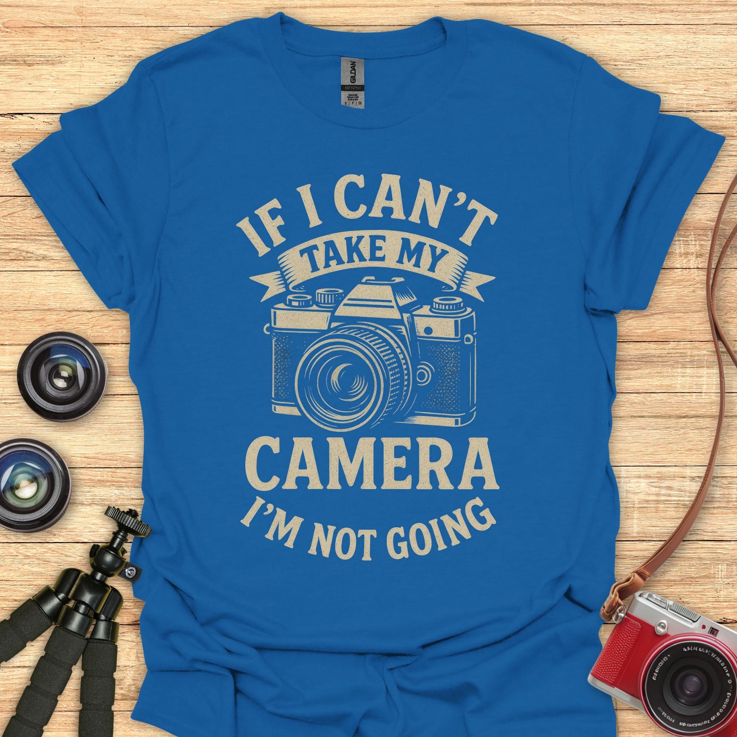 Can't Take Camera T-Shirt