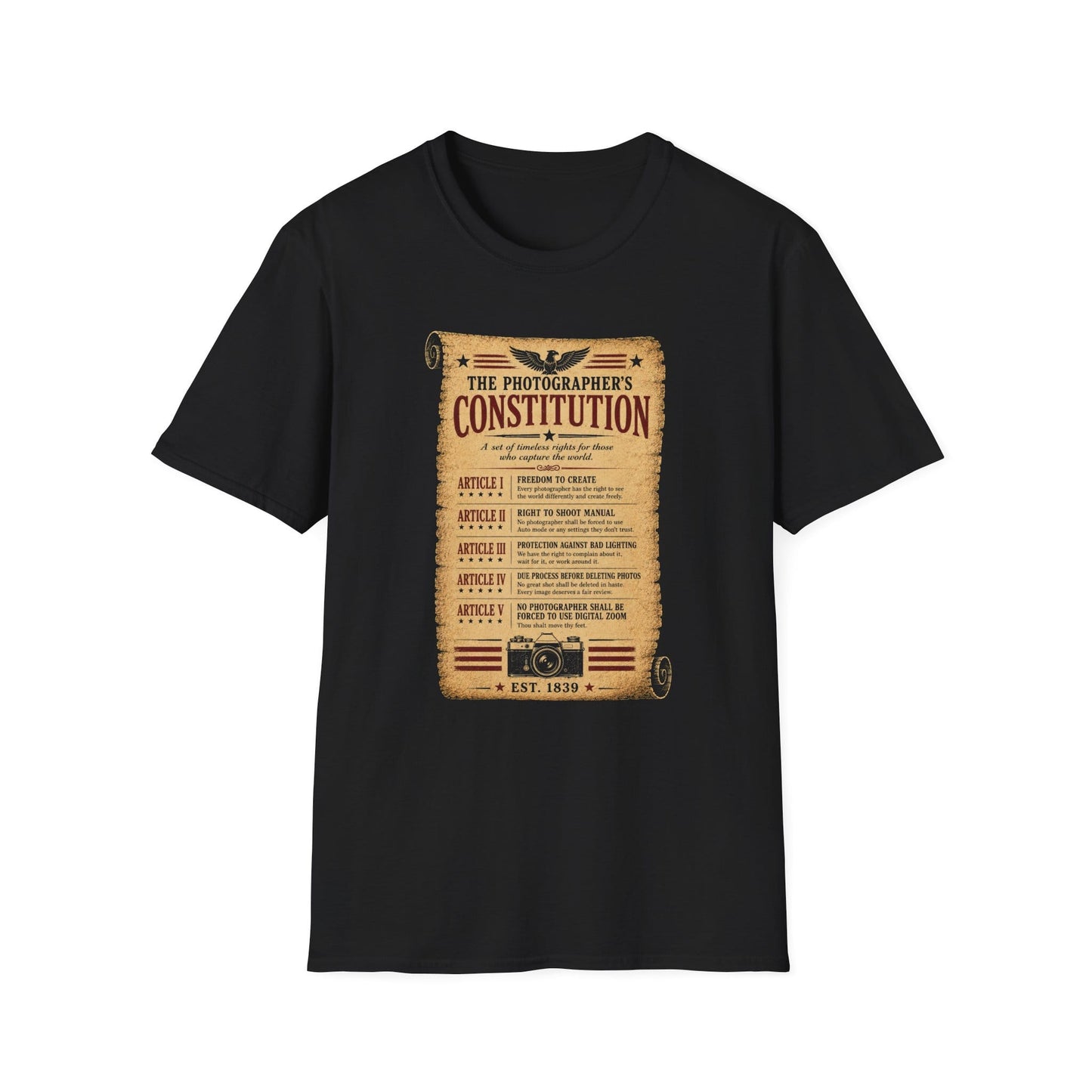 Photographer's Constitution T-Shirt