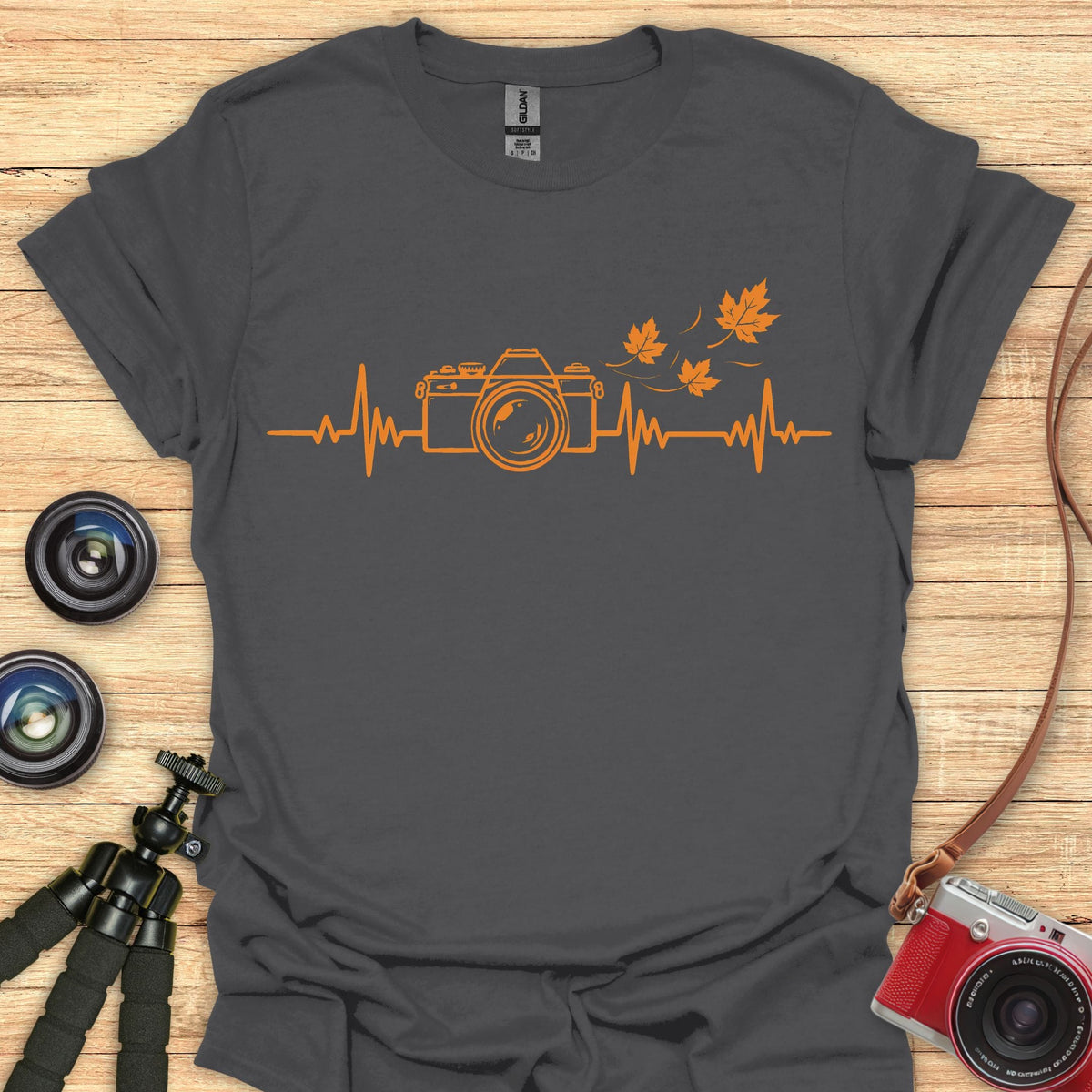 Fall Photo Heartbeat T-Shirt