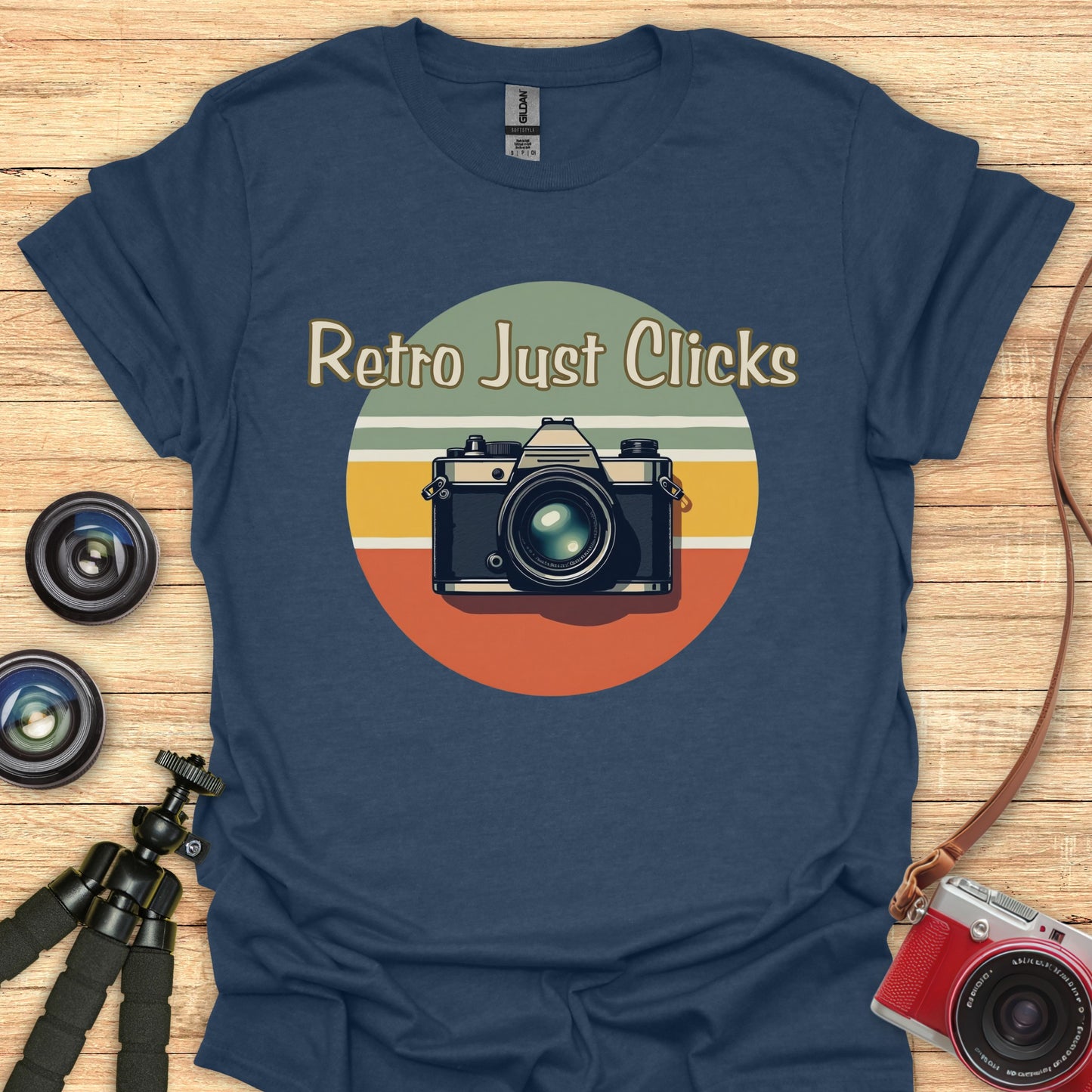 Retro Just Clicks T-Shirt
