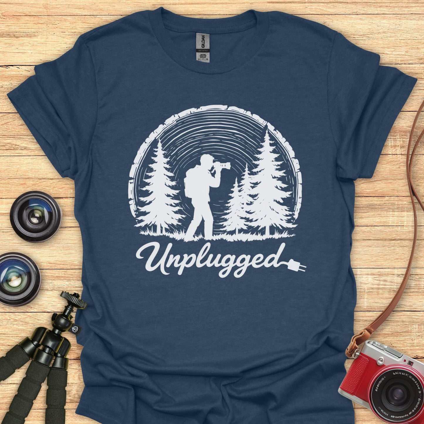 Unplugged Photographer T-Shirt