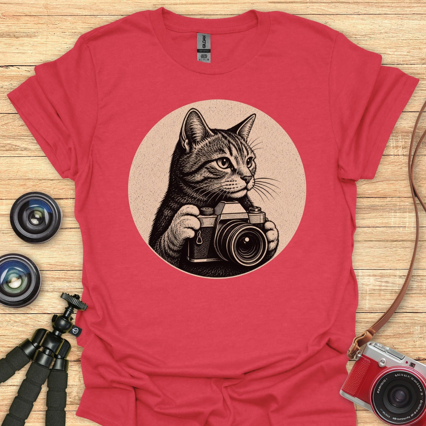 Kitty Camera T-Shirt