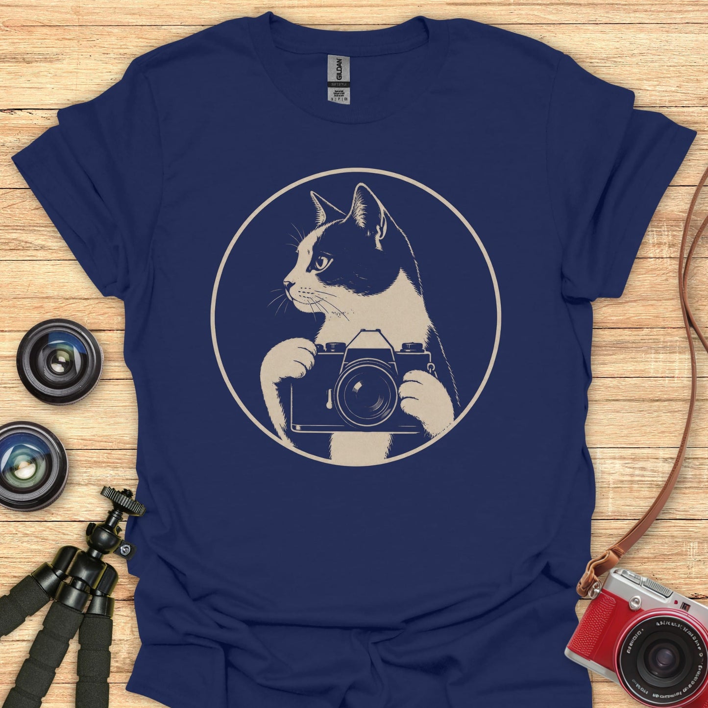 Camera Cat T-Shirt