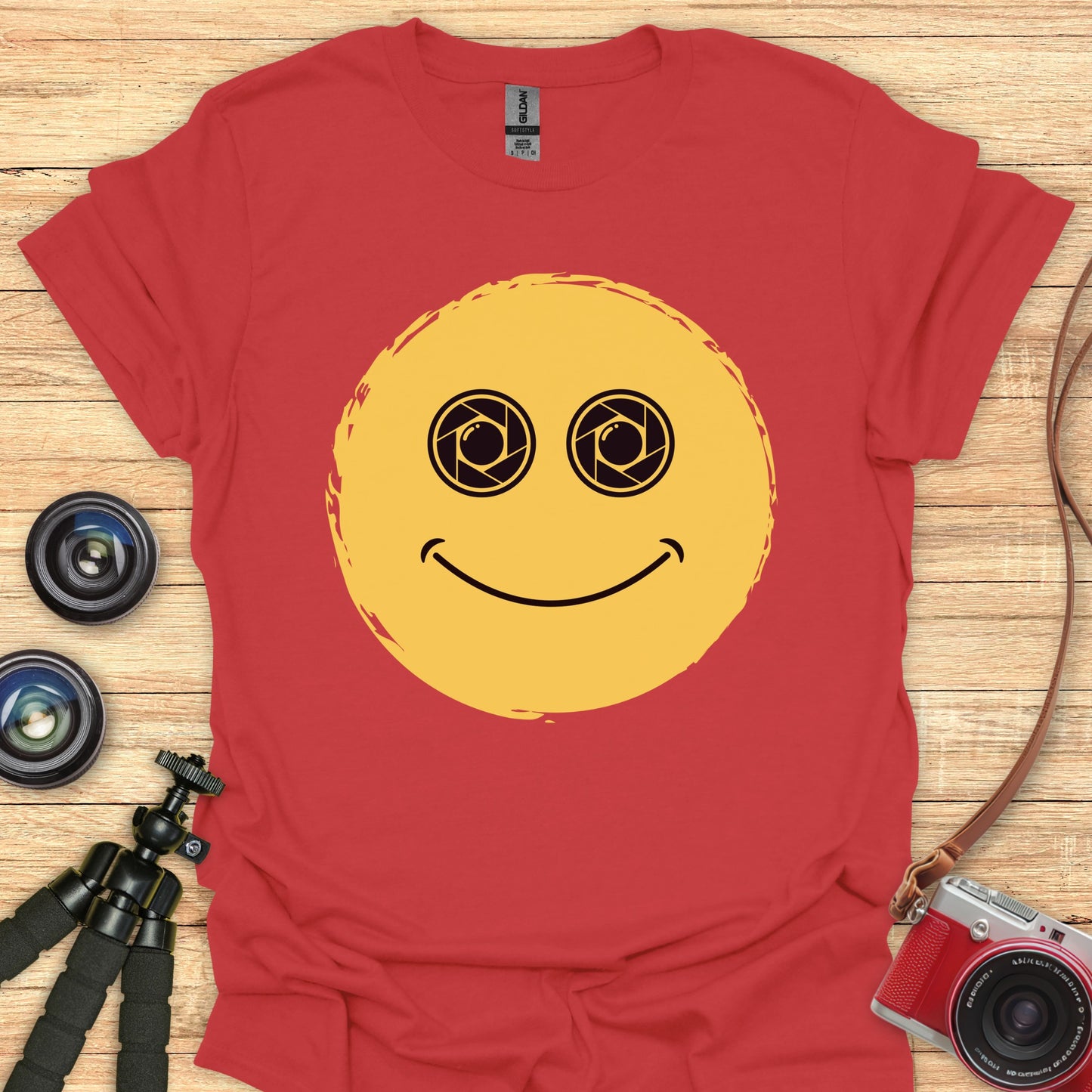 Aperture Eyes Smiley Face T-Shirt