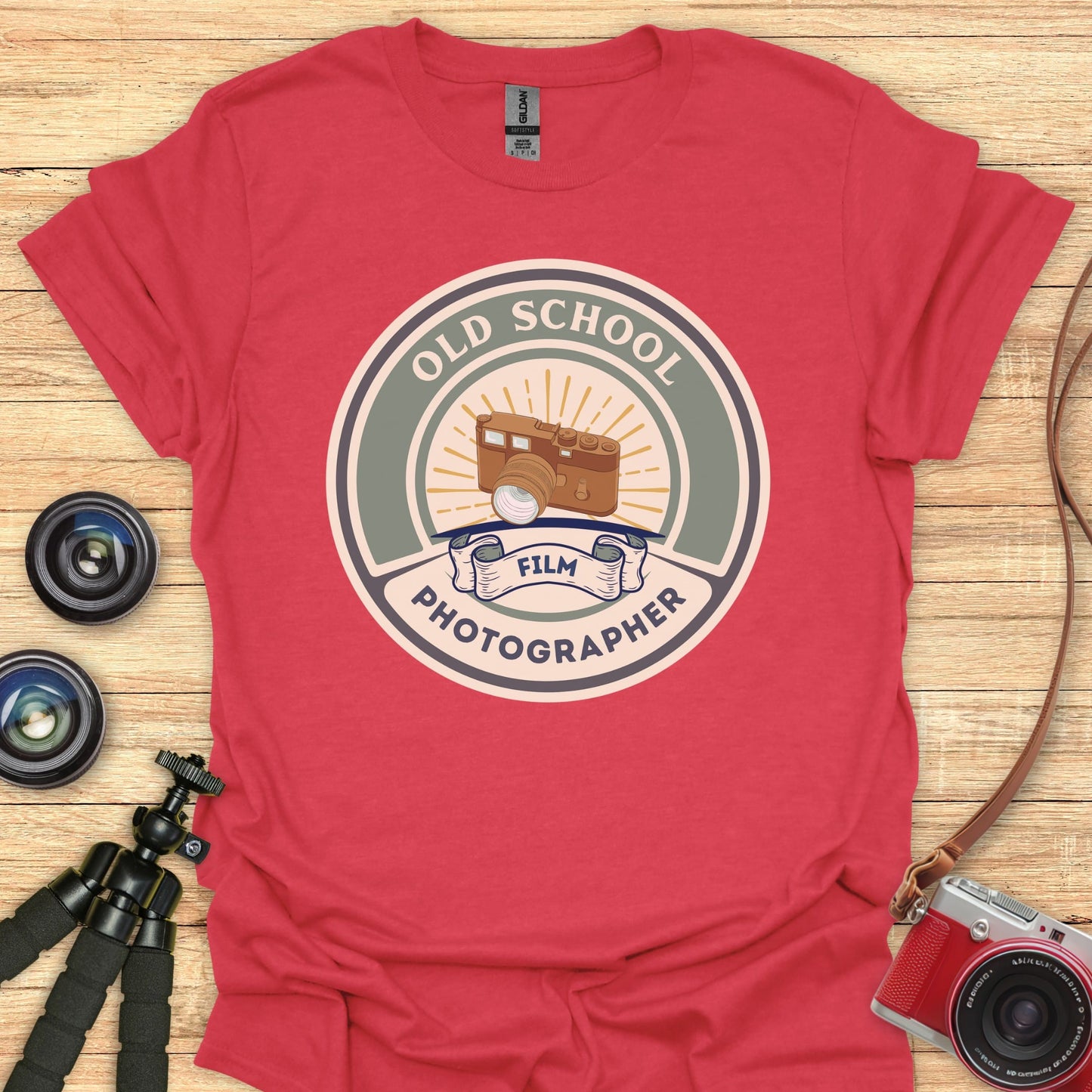 Old School Film Photographer T-Shirt