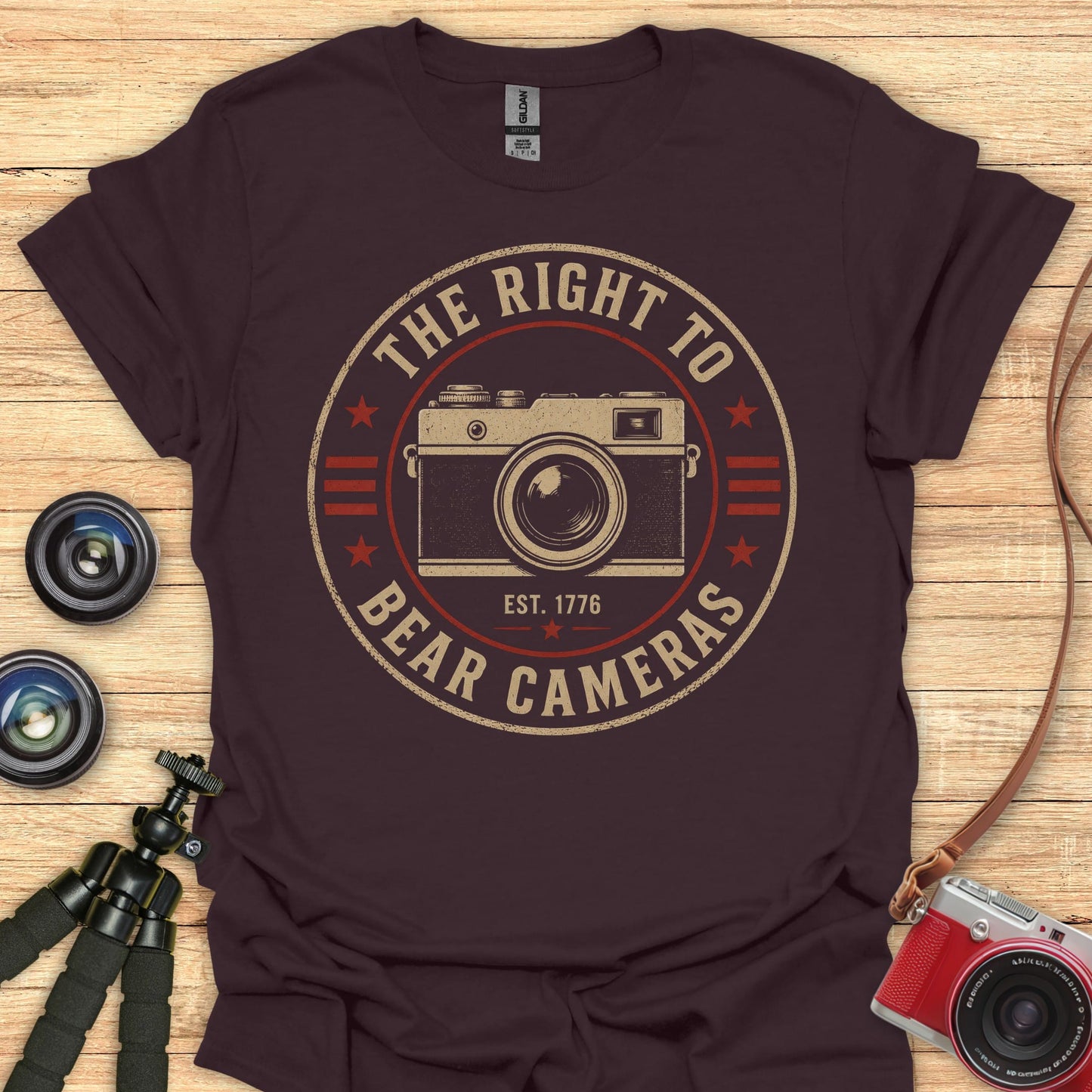 The Right To Bear Cameras T-Shirt