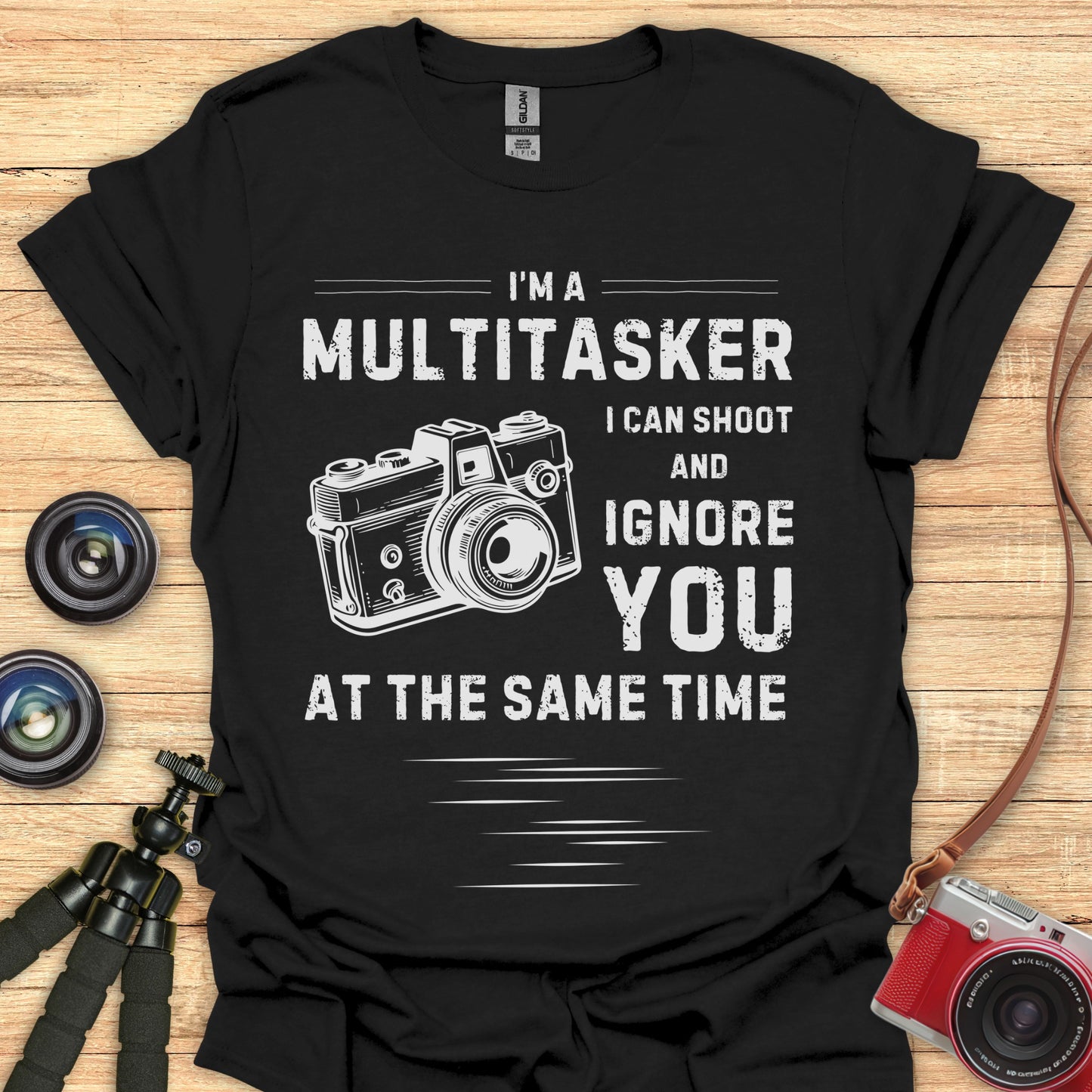 Multitasking Photographer T-Shirt