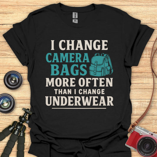 Change Camera Bags T-Shirt