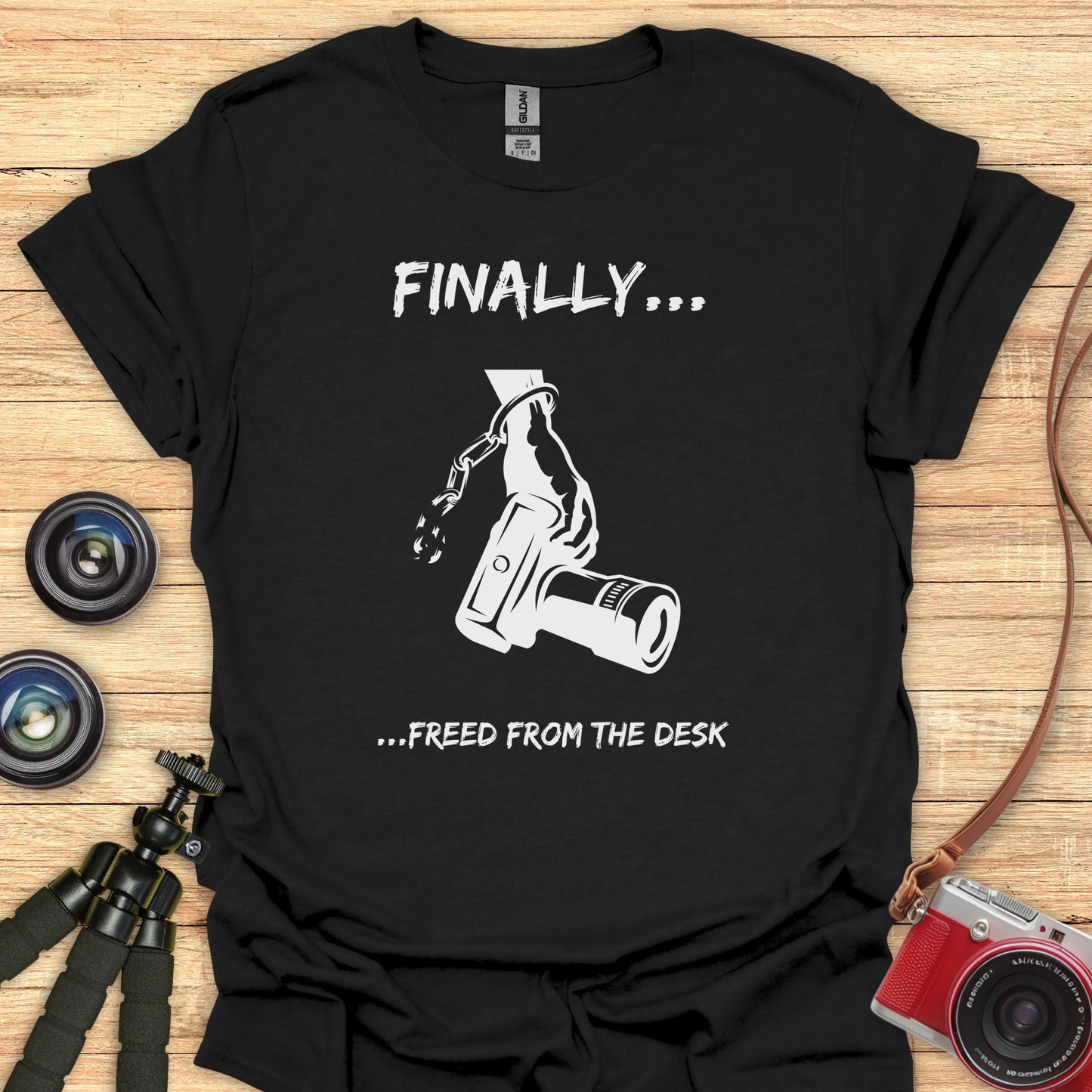 Finally Freed from the Desk T-Shirt