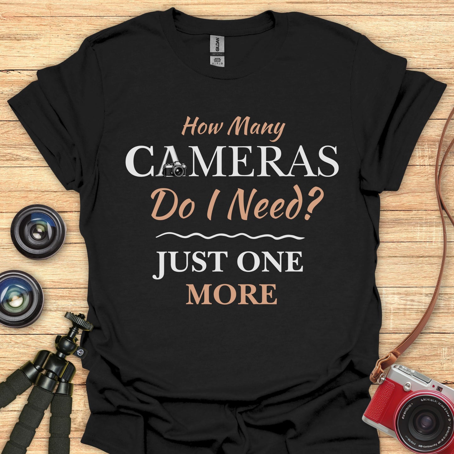 How Many Cameras? T-Shirt