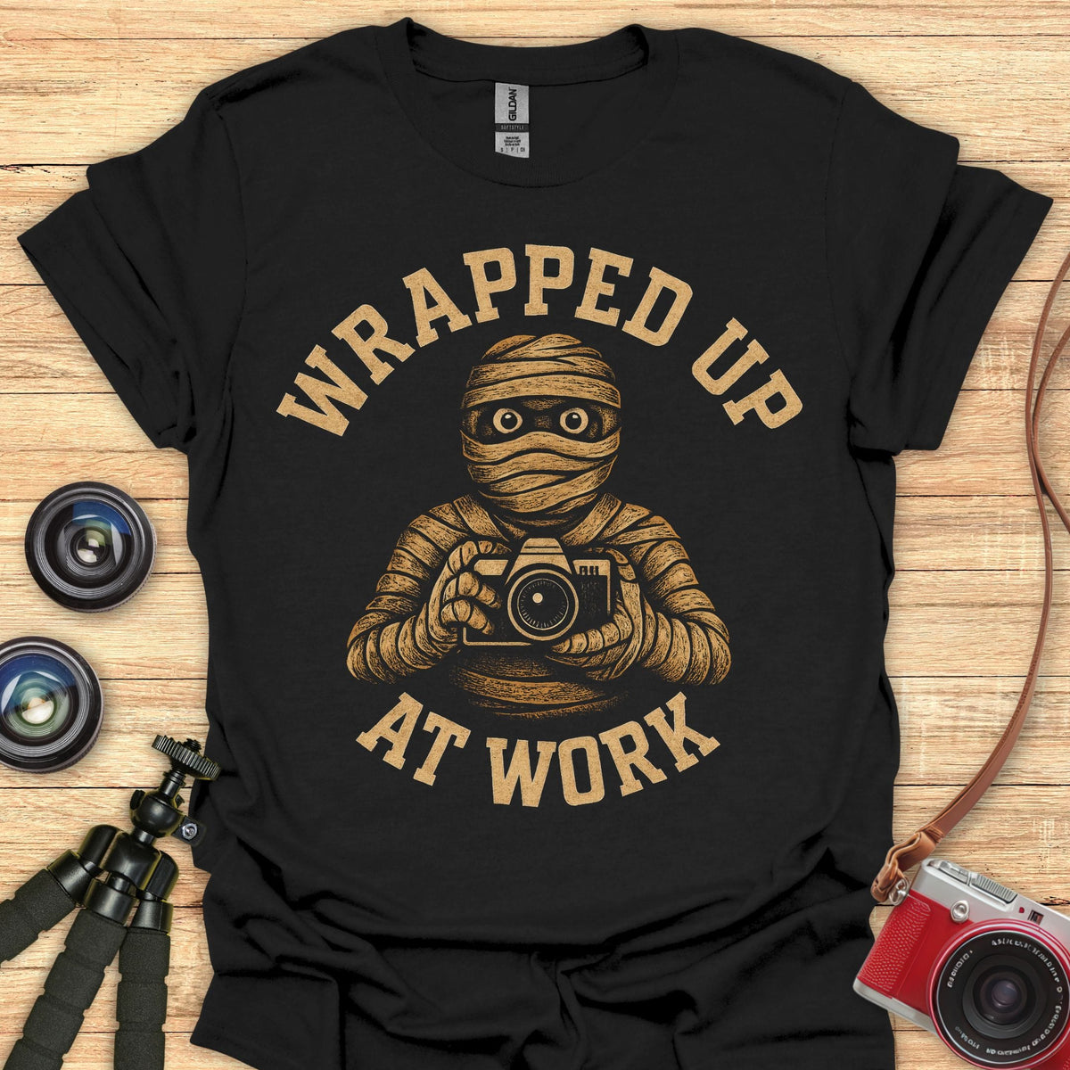 Wrapped Up At Work T-Shirt