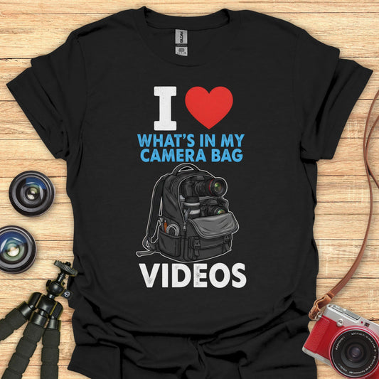 Camera Bag Videos T-Shirt
