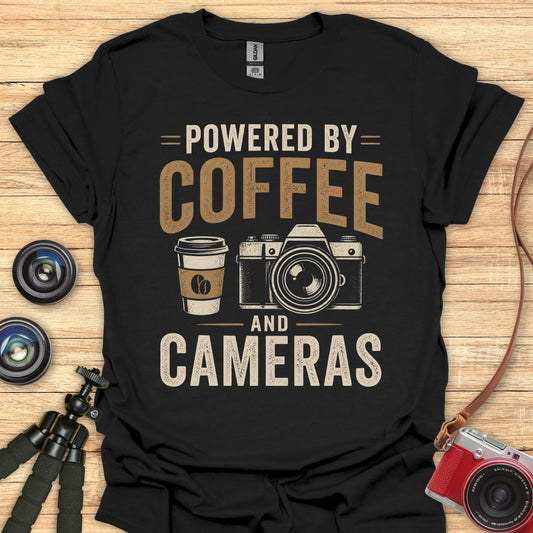 Powered By Coffee & Cameras T-Shirt