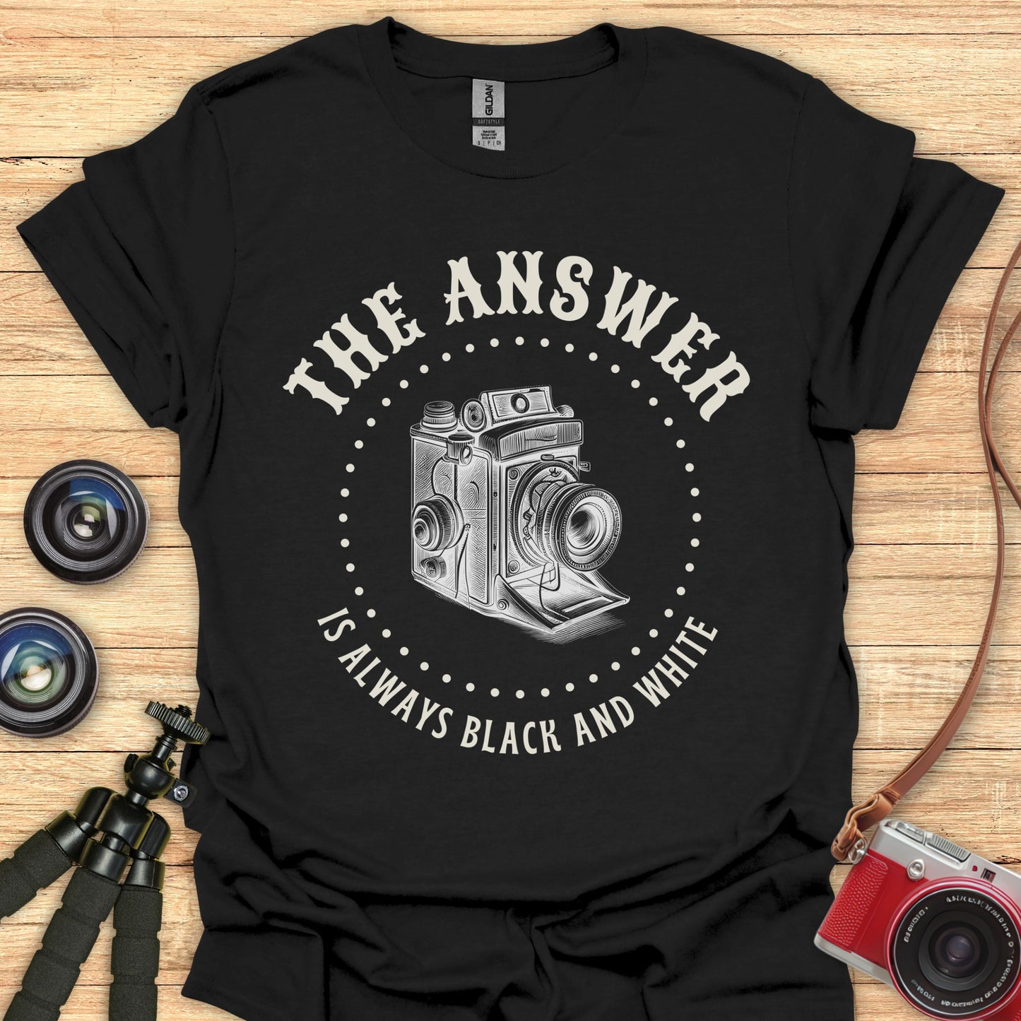 The Answer is Black & White T-Shirt