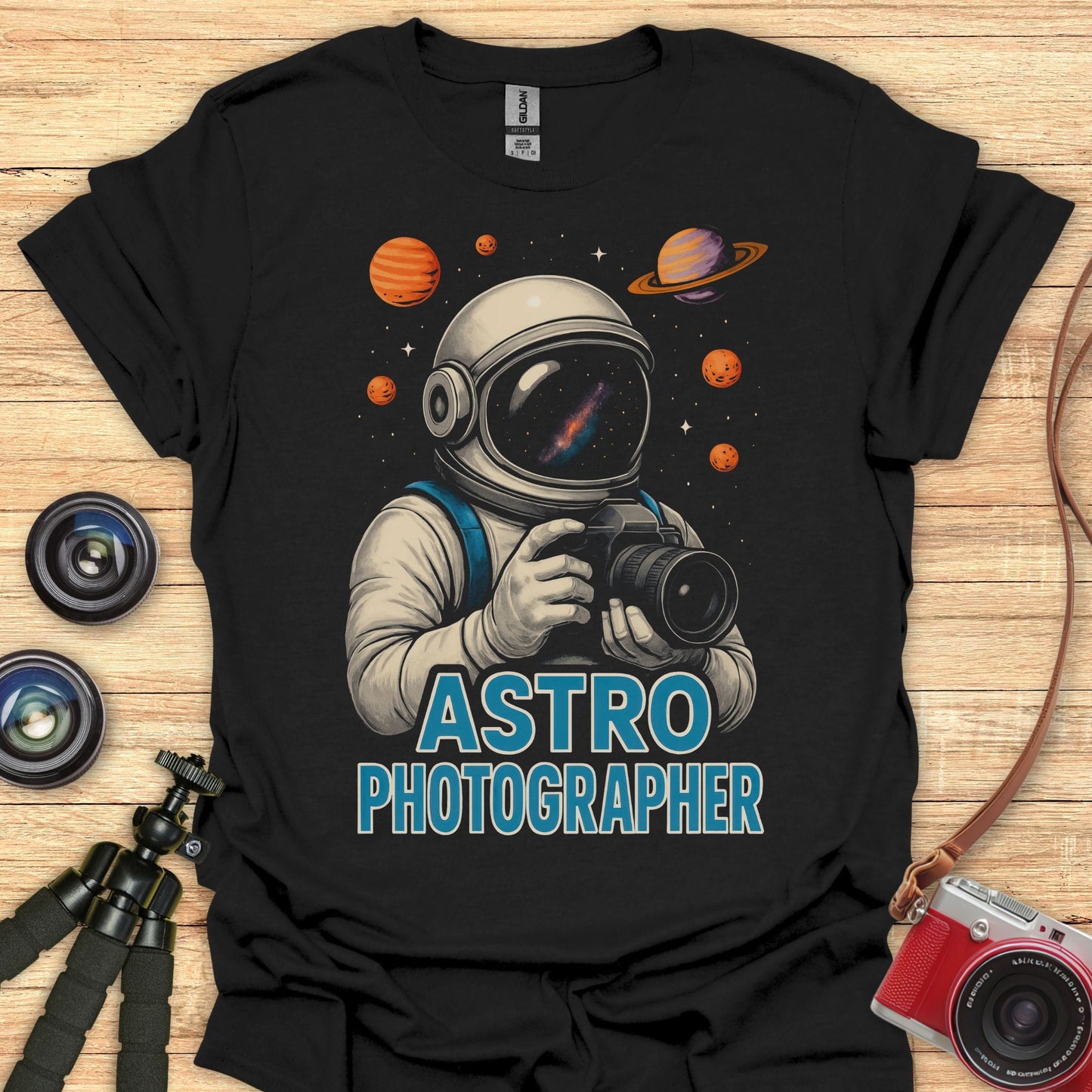 Astro Photographer In Space T-Shirt