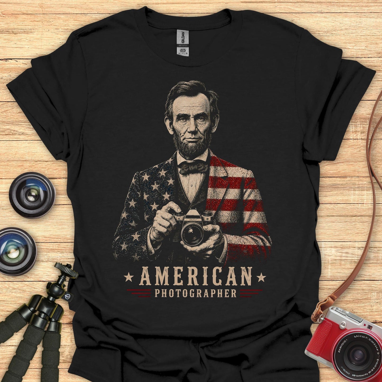 American Photographer Lincoln T-Shirt