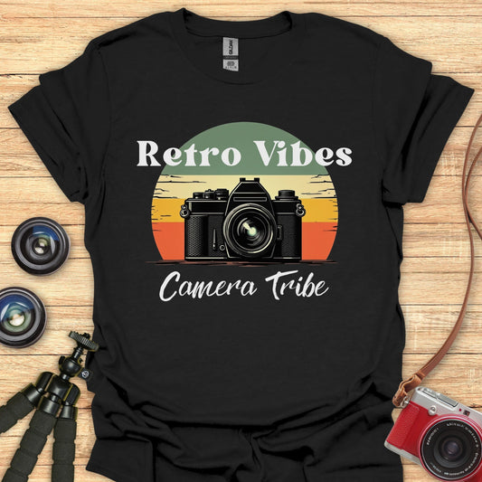 Retro Vibes Camera Tribe T-Shirt