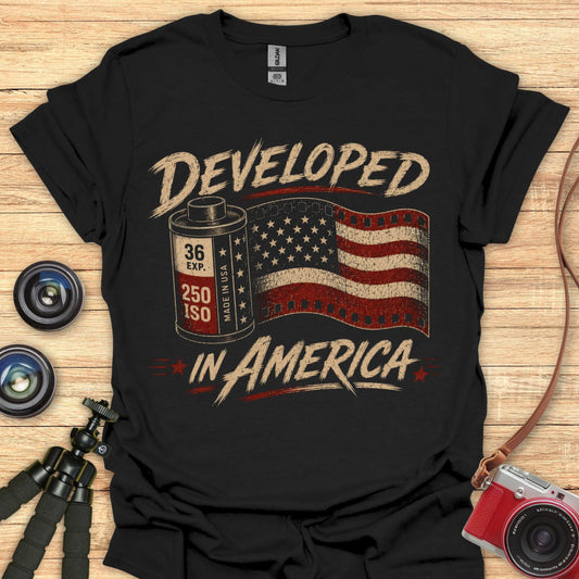 Developed In America 35mm T-Shirt