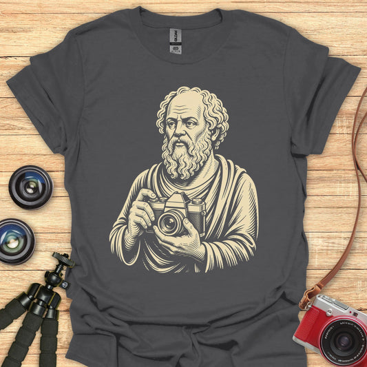 Socrates With Camera T-Shirt