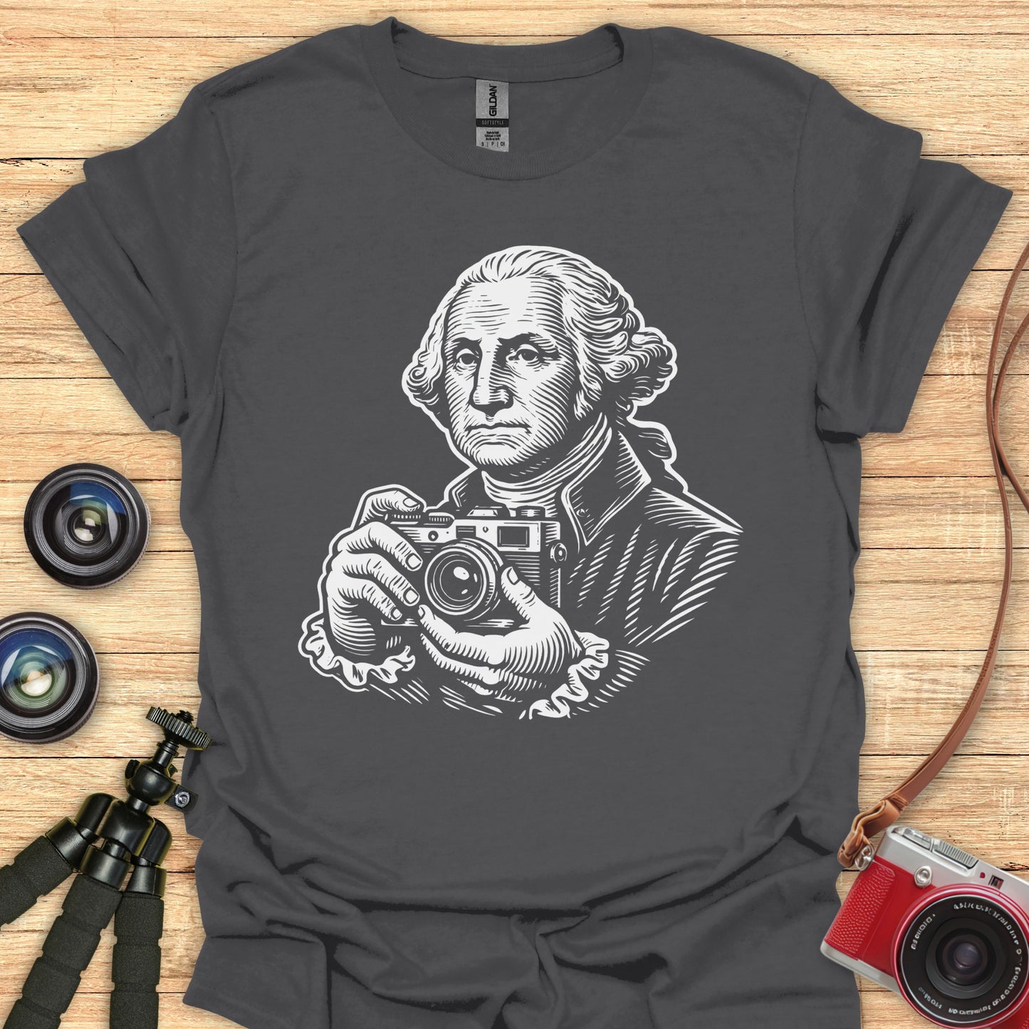 Washington With Camera T-Shirt