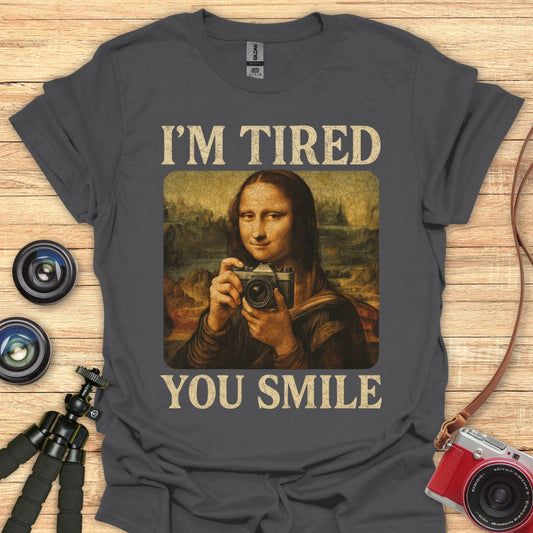 Mona Lisa's Camera T-Shirt