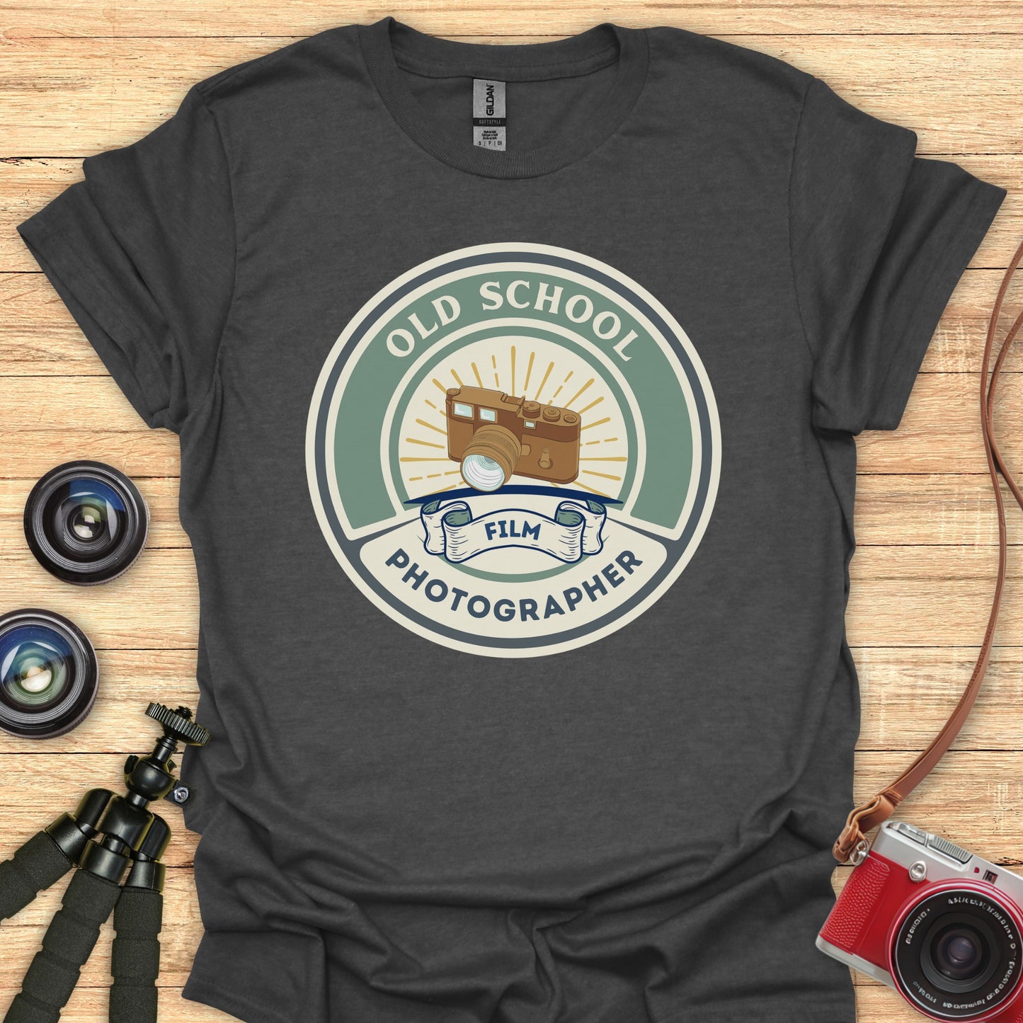 Old School Film Photographer T-Shirt