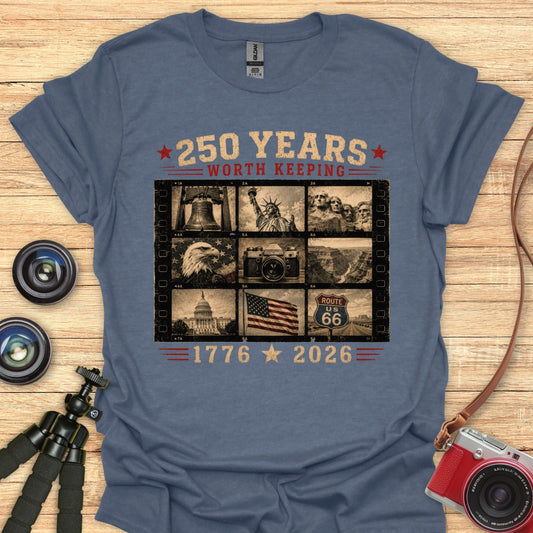 USA 250th Contact Sheet T-Shirt