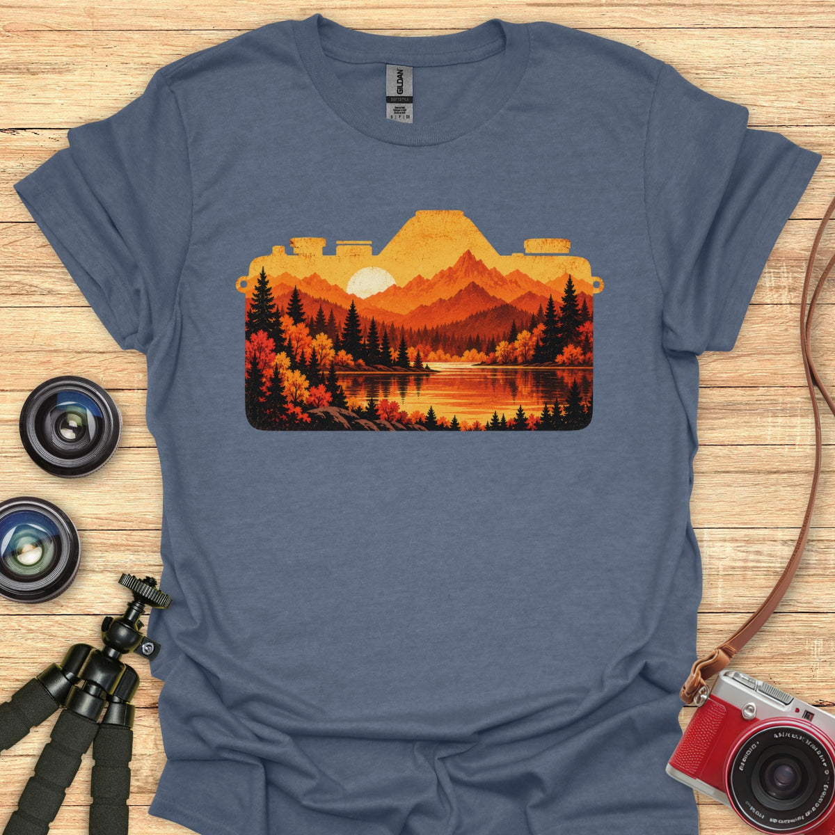 Fall Double Exposed T-Shirt