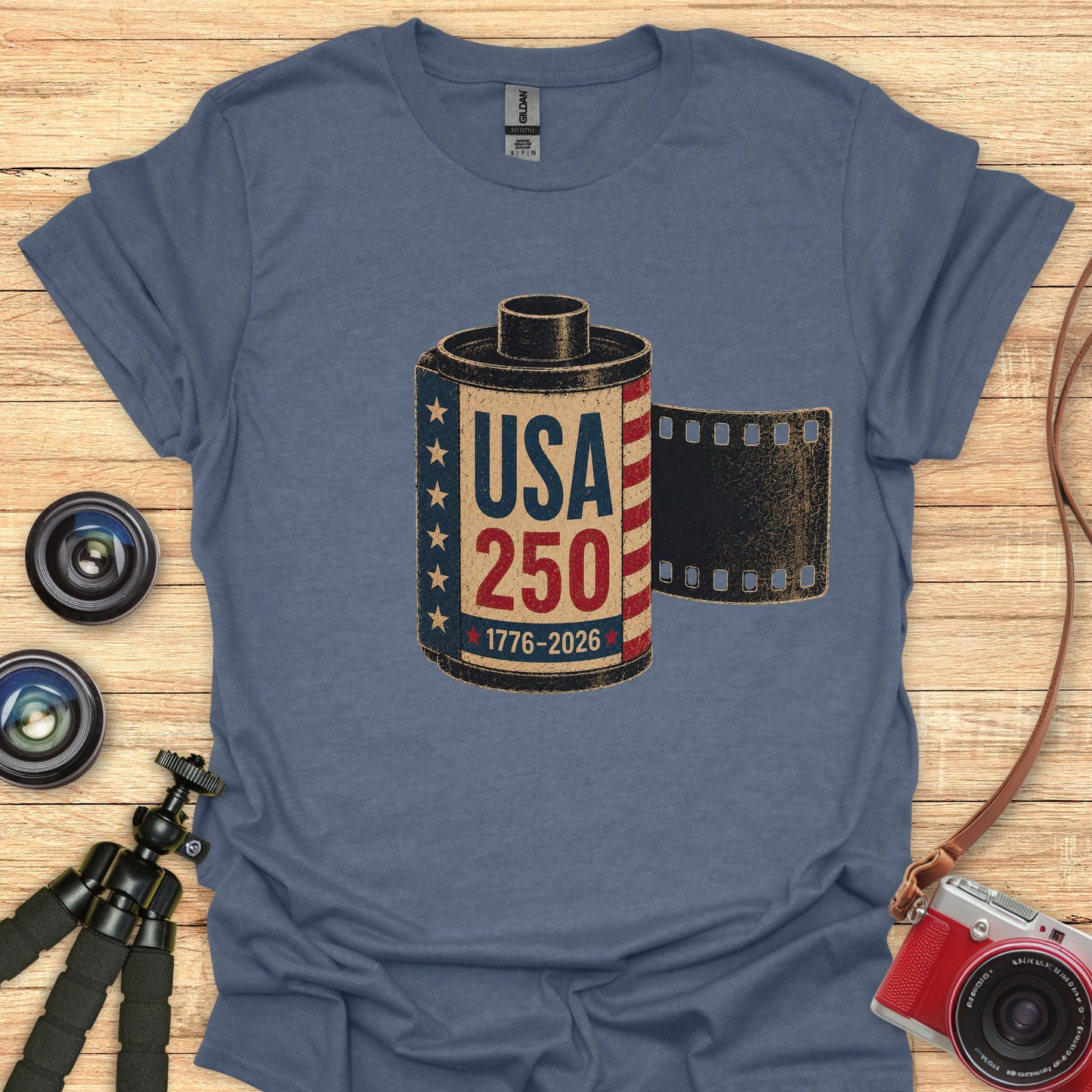 35mm Film Roll 250th T-Shirt