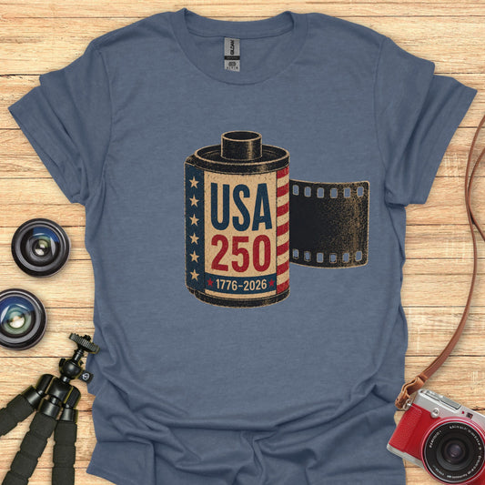 35mm Film Roll 250th T-Shirt