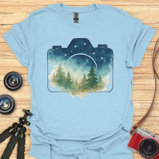 Double Exposed DSLR T-Shirt